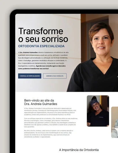 Dra. Andreia Guimarães Odontologia - Ortodontia & Implantodontia