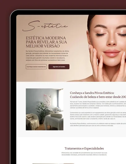 Sandra Póvoa Estética - Estética moderna - Facial e corporal